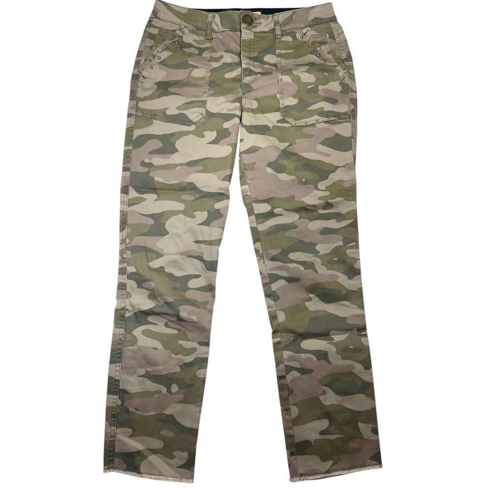 Democracy Ab Technology Pants Women's 6 Camouflage Decorative Rivet Details